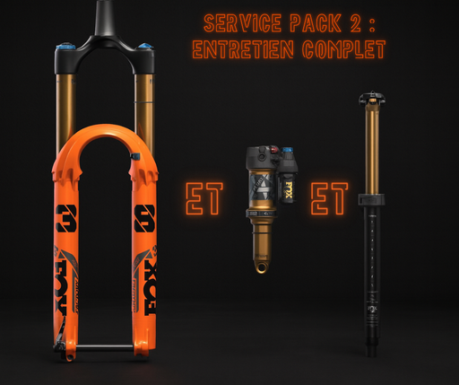 Service Pack 2 : Entretien Complet Fourche, Amortisseur & Tige de selle